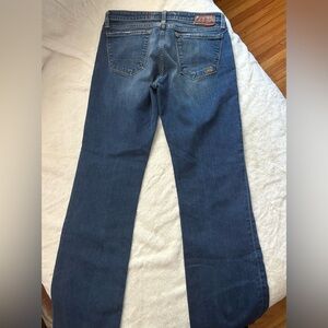 Big Star Medium Blue Wide Leg Jeans W30 L34